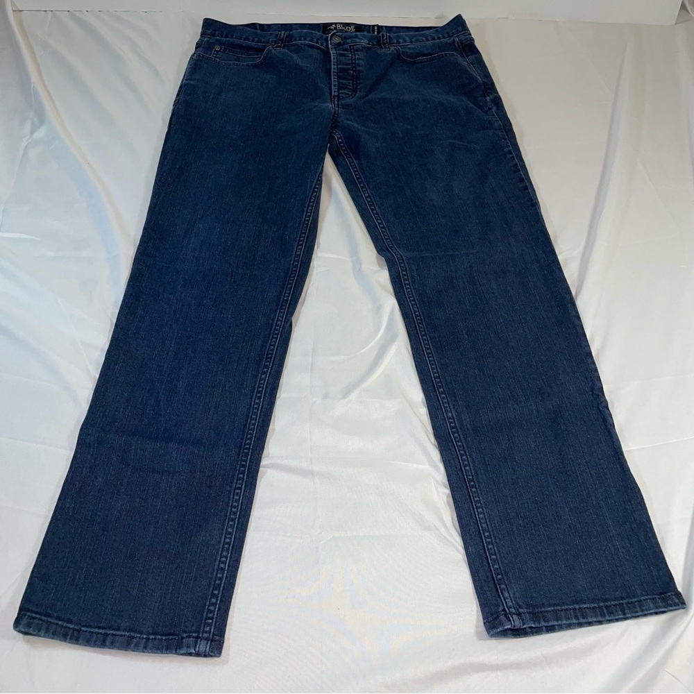 RUDE Men's Relaxed‎ Fit Dark Blue Jeans